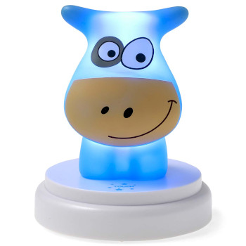 NAUGHTY COW Naughty cow led nachtlampje koe blauw Product foto